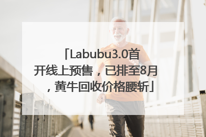 Labubu3.0首开线上预售，已排至8月，黄牛回收价格腰斩